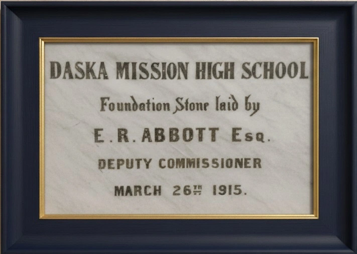 Foundation Stone laid 26 March 1915